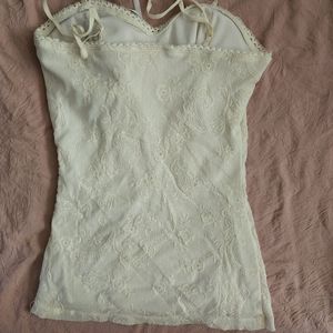 Candie's, tank top, lace